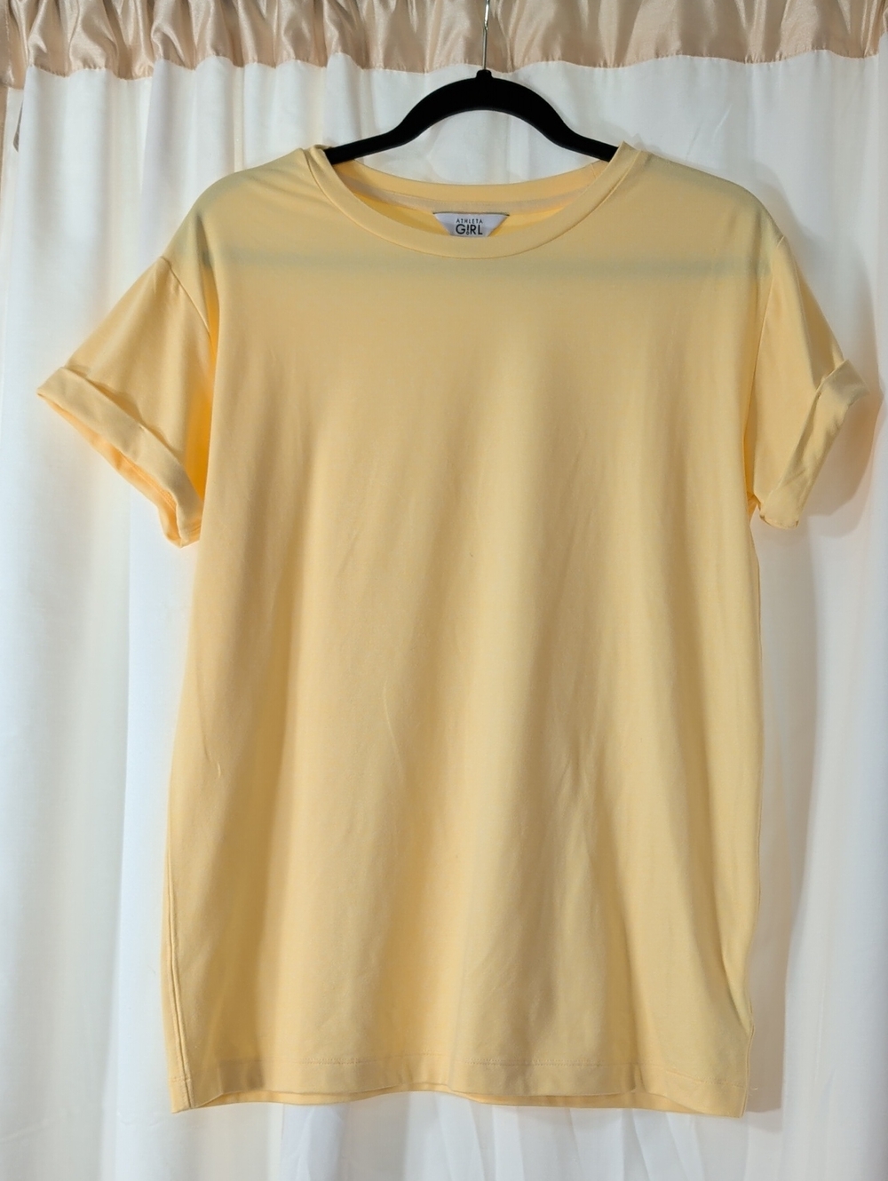 Athleta Girl Butter Yellow Shirt